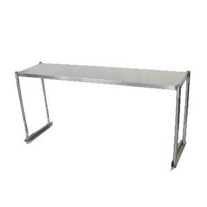 Turbo Air TSOS-P4 46" Stainless Steel Single Overshelf for Pizza Prep Table