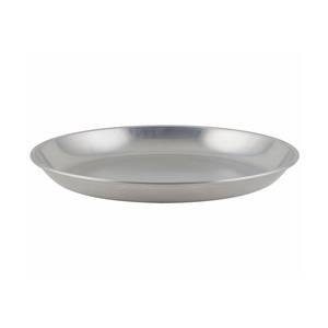 Winco ASFT-12 12" Diameter Brushed Aluminum Seafood Tray