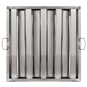 Winco HFS-2020 20" Height x 20" Width Stainless Steel Hood Filter