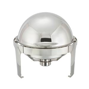 Winco 602 Madison 6 Qt Round Stainless Steel Chafing Dish