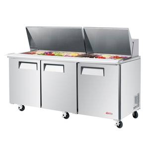 Turbo Air EST-72-N E-Line 72" Refrigerated Sandwich Prep Unit