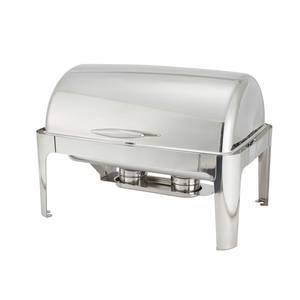 Winco 601 Madison 8 Quart Stainless Steel Full Size Chafing Dish