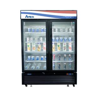 Atosa MCF8723GR 44 cu ft Double Section Refrigerated Merchandiser