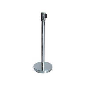 Winco CGS-38S Stainless Steel Stanchion w/ 6-1/2" Retractable Belt