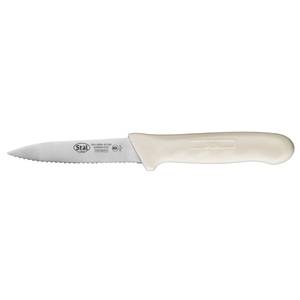 Winco KWP-31 Stäl 3-1/2 Stamped Serrated Paring w/ Polypropylene Handle