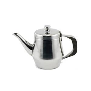 Winco JB2920 20 oz Stainless Steel Gooseneck Teapot w/ Vented Lid