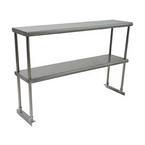 Eagle Group BPDOS-1848 BlendPoint 48x18 18 Gauge Stainless Double Overshelf
