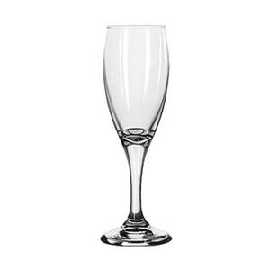 Libbey 3996 Teardrop 5.75 oz Champagne Flute Glass - 1 Doz