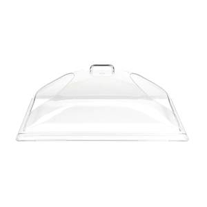 Cambro DD1220BECW135 Camwear Clear Polycarbonate Dome Cover w/ 2 End Holes