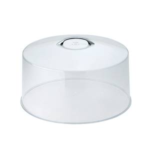 Winco CKS-13C Cake Stand Plastic Dome Cover w/ Chrome Handle