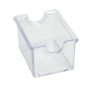 Winco PPH-1C Clear Plastic Sugar Pack Holders - 1 Doz