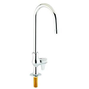 T&S Brass 5F-1SLX05 Deck Mount Faucet w/ 5-1/2" Swivel Spout & Lever Handle