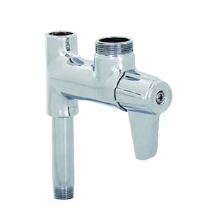 T&S Brass B-0155-CR-LN Add-On Faucet w/ Cerama Cartridge RTC & Lever Handle