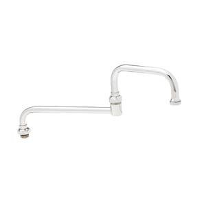T&S Brass 068X-A22 18" Double Joint Swing Spout w/ 2.2 GPM Aerator