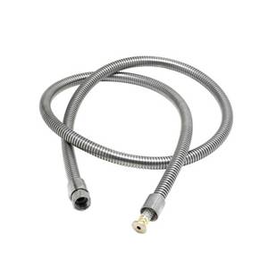 T&S Brass B-0066-H2A 60" Pre-Rinse Flexible Stainless Steel Hose Assembly