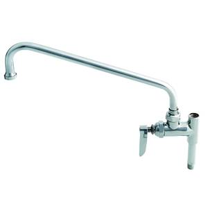 T&S Brass B-0158 Add-On Faucet w/ 1/4 Turn Eterna Cartridge & Lever Handle