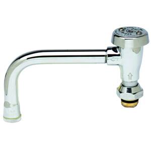T&S Brass B-0406-02 9" Vacuum Breaker Swing Nozzle w/ Stream Regulator