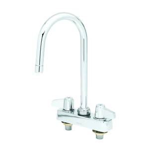 T&S Brass 5F-4CLX03A 4" Deck Mount Workboard Mixing Faucet