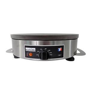 Eurodib CEEB41-120 15.9" Crepe Maker with Cast Iron Griddle - 120v