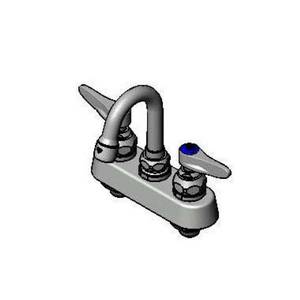 T&S Brass B-1141-01 4" Deck Mount Workboard Faucet w/ 2-15/16" Swing Spout