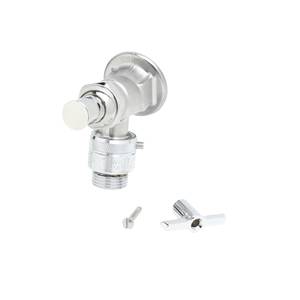 T&S Brass B-0736 Wall Mount Sill Faucet w/ Attached Loose Key Handle