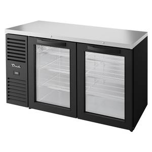 True TBR60-RISZ1-L-B-GG-1 60"W Two-Section Refrigerated Back Bar Cooler