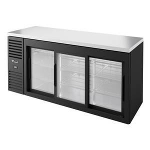 True TBR72-RISZ1-L-B-111-1 72"W Three-Section Refrigerated Back Bar Cooler