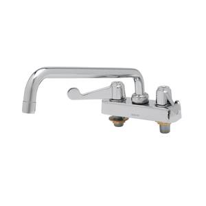 T&S Brass 5F-4CWX10 Equip 4" Deck Mount Workboard Faucet w/ 10" Swing Spout