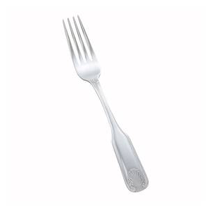 Winco 0006-05 Heavy Weight Stainless Steel Toulouse Dinner Fork - 1 Doz