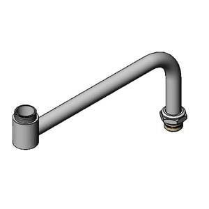 T&S Brass 118X 12" Big-Flo Swivel Spout for Double Joint Faucet