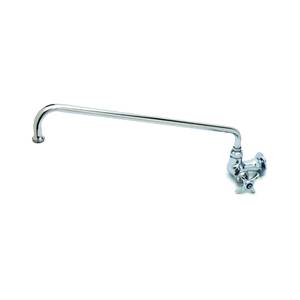 T&S Brass B-0211 Wall Mounted Single Temperature Faucet w/ 12" Swing Spout