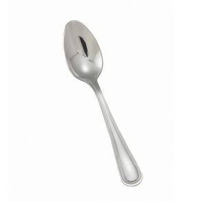 Winco 0021-01 Heavy Weight Stainless Steel Continental Teaspoon - 1 Doz