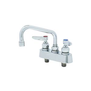 T&S Brass B-1120-XS-F12 8" Deck Mount Workboard Faucet w/ 6" Swivel Spout