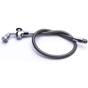T&S Brass B-0101-60H 60" Pre-Rinse Flexible Stainless Steel Hose & Adapter