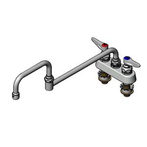 T&S Brass B-1131-XS 8" Deck Mount Workboard Faucet - 2.2 GPM Aerator