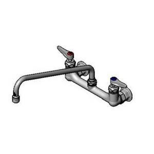 T&S Brass B-2299-CR 8" Wall Mount Workboard Mixing Faucet w/ 14" Swing Spout