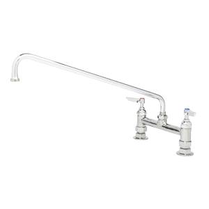 T&S Brass B-0220-CR 8" Deck Mount Workboard Mixing Faucet