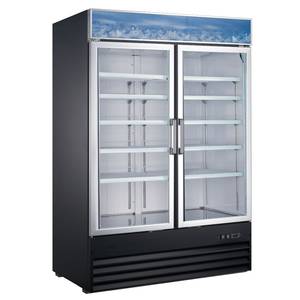 Falcon Food Service AGM-48 28 cu. ft. Two Door/Glass Door Refrigerated Merchandiser