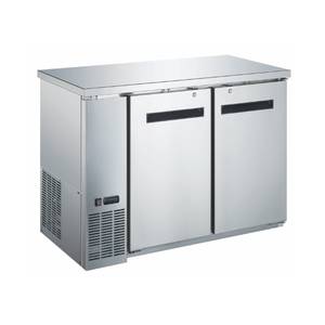 Falcon Food Service ABB-48SS 48" Two Door Stainless Steel Back Bar Refrigerator