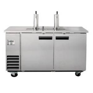 Falcon Food Service ADD-3SS 69" Triple Keg Draft Beer Cooler w/ Stainless Steel Exterior