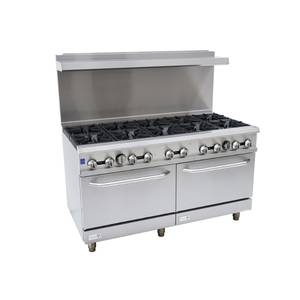 Falcon Food Service AR60-10 60" (10) Burner Gas Range w/ (2) Ovens