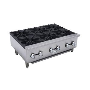 Falcon Food Service AHP-6 36" (6) Burner Gas Hot Plate