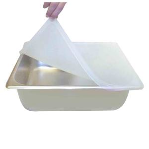 Thunder Group PLFS7140 1/4 Size High Heat Flexsil Lid for Poly Food/Steam Pans