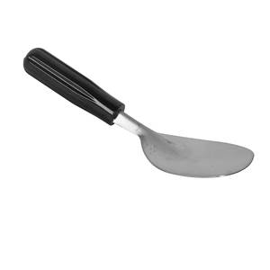 Thunder Group SLTHCS001B Stainless Steel Ice Cream Spade with Black Plastic Handle