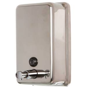 Thunder Group SLSD040V 40oz Wall Mount Stainless Steel Soap Dispenser