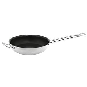 Thunder Group SLSFP314 14" dia Quantum II Stainless Steel Round Fry Pan