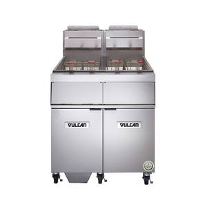 Vulcan 2GR45MF 50lb (2) Fryer Battery with Filtration System