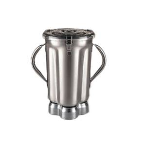 Waring CAC72 128 oz Stainless Blender Container w/ Lid & (2) Handles