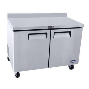 Atosa MGF8410GR 60" Two Section Reach In Worktop Refrigerator