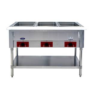 Atosa CSTEA-3C CookRite 3 Open Well 120v Electric Steam Table